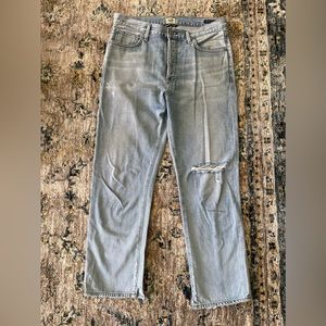 Citizens of Humanity McKenzie Curved Straight leg high rise jean.  Size 27
